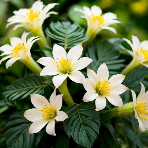 Сад с черным тмином: перистые листья, белые цветы, разнообразная зелень и ухоженные клумбы.