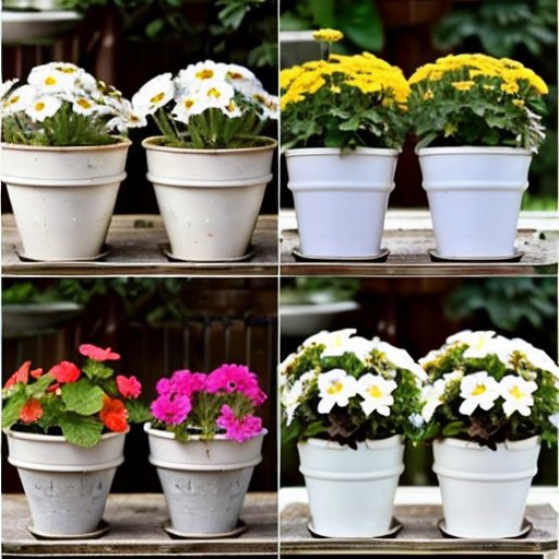 Поднос с семенами герани, метки с временем прорастания, горшки с землёй, лейка и календарь с датами посадки.