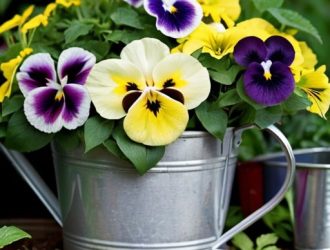 Искусство пикировки анютиных глазок: секреты здорового роста и яркого цветения