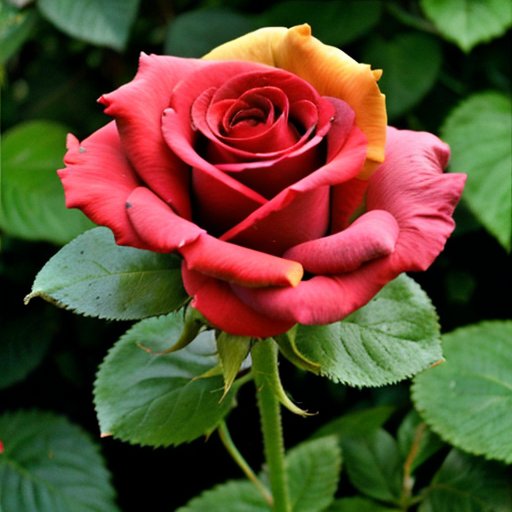 Цветущий розовый сад с разнообразными цветами роз и цветовым кругом на фоне.