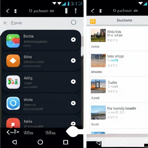 Современный экран Android-смартфона с иконкой 