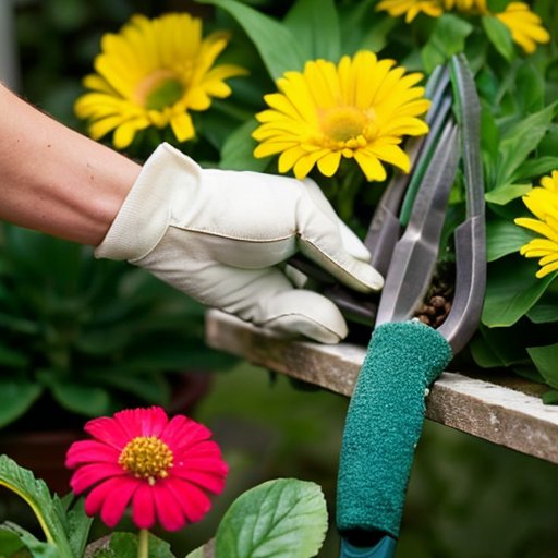 Упорядоченный садовый сарай с инструментами и средствами для уборки.