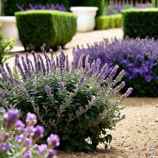 Лаванда в процессе пересадки на солнечном участке с инструментами и подготовленной почвой.