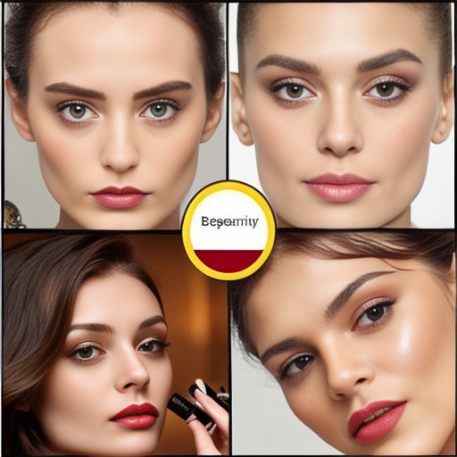 Упорядоченный туалетный столик с косметикой для глаз и средствами ухода.