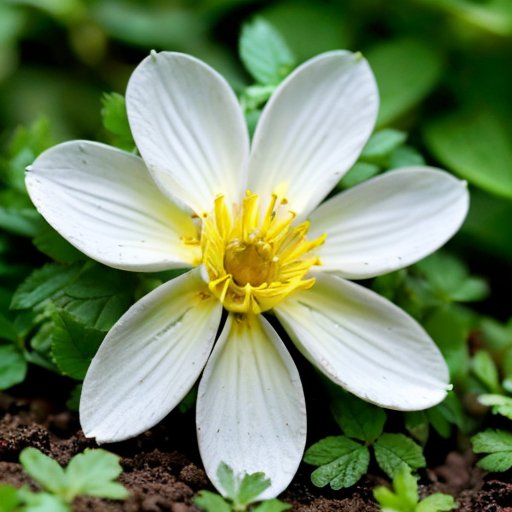 Спокойный сад с пересаженным можжевельником, яркие цветы, инструменты и солнечный свет.