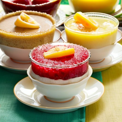 Яркое желе с фруктовыми слоями и натуральными ингредиентами.