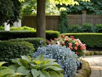 Тенистые уголки: Как выбрать и ухаживать за цветами для затененных участков сада