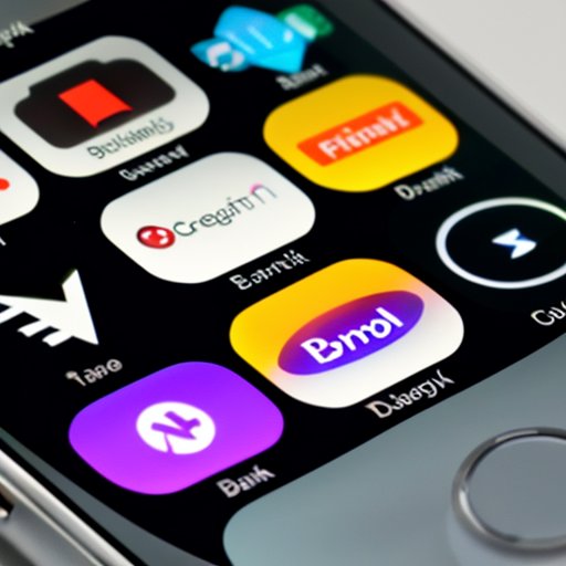 Современный экран Android-смартфона с аккуратным меню избранного.