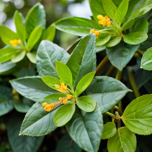 Упорядоченный сад с здоровыми растениями жимолости, яркими ягодами и солнечным небом.