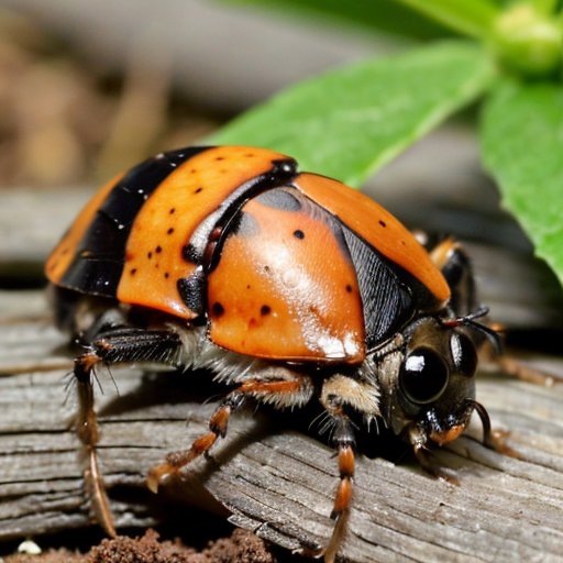 Личинка жука в темной почве с корнями и частицами, подчеркивающая её экологическую роль.